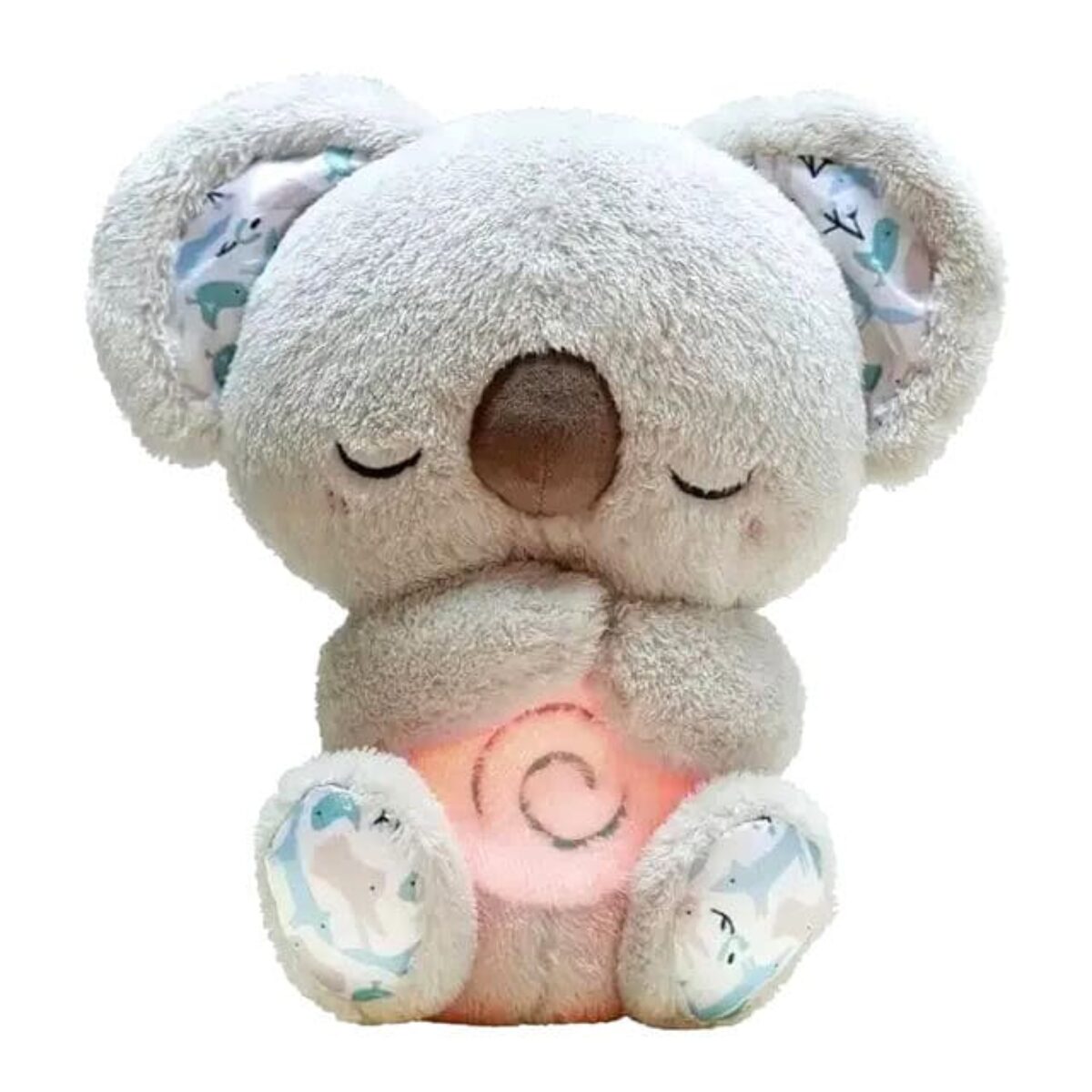Peluche Paresseux Qui Respire 25 Cm – Gris Tout Doux – Neuf